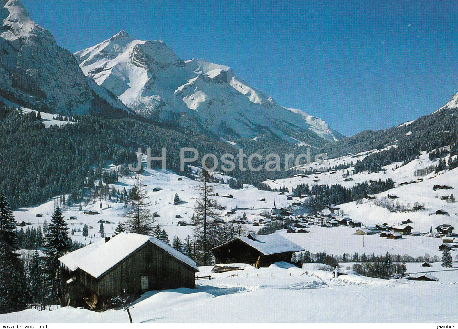 Gsteig b. Gstaad - Oldenhorn - 120 - 1981 - Switzerland - used - JH Postcards