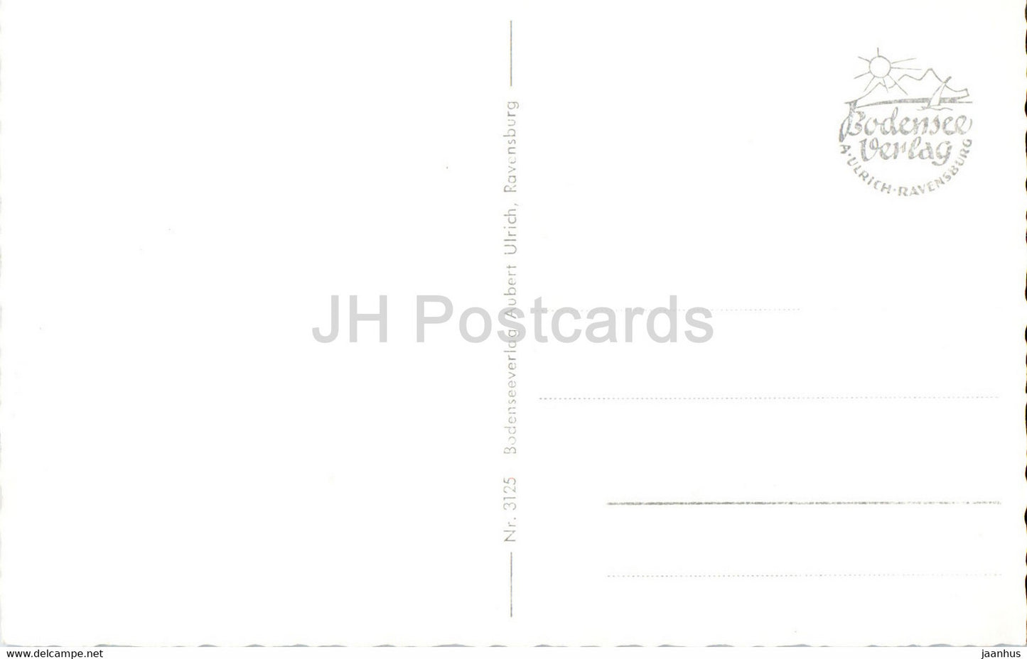 Gruss vom Bodensee - Lindau - Arbon - Friedrichshafen - Konstanz - ship - swan - birds - old postcard - Germany - unused