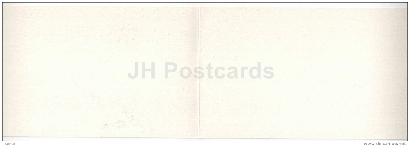 October Revolution Anniversary greeting card by V. Lisetsky - Kremlin - hammer and sickle - 1981 - Russia USSR - unused - JH Postcards