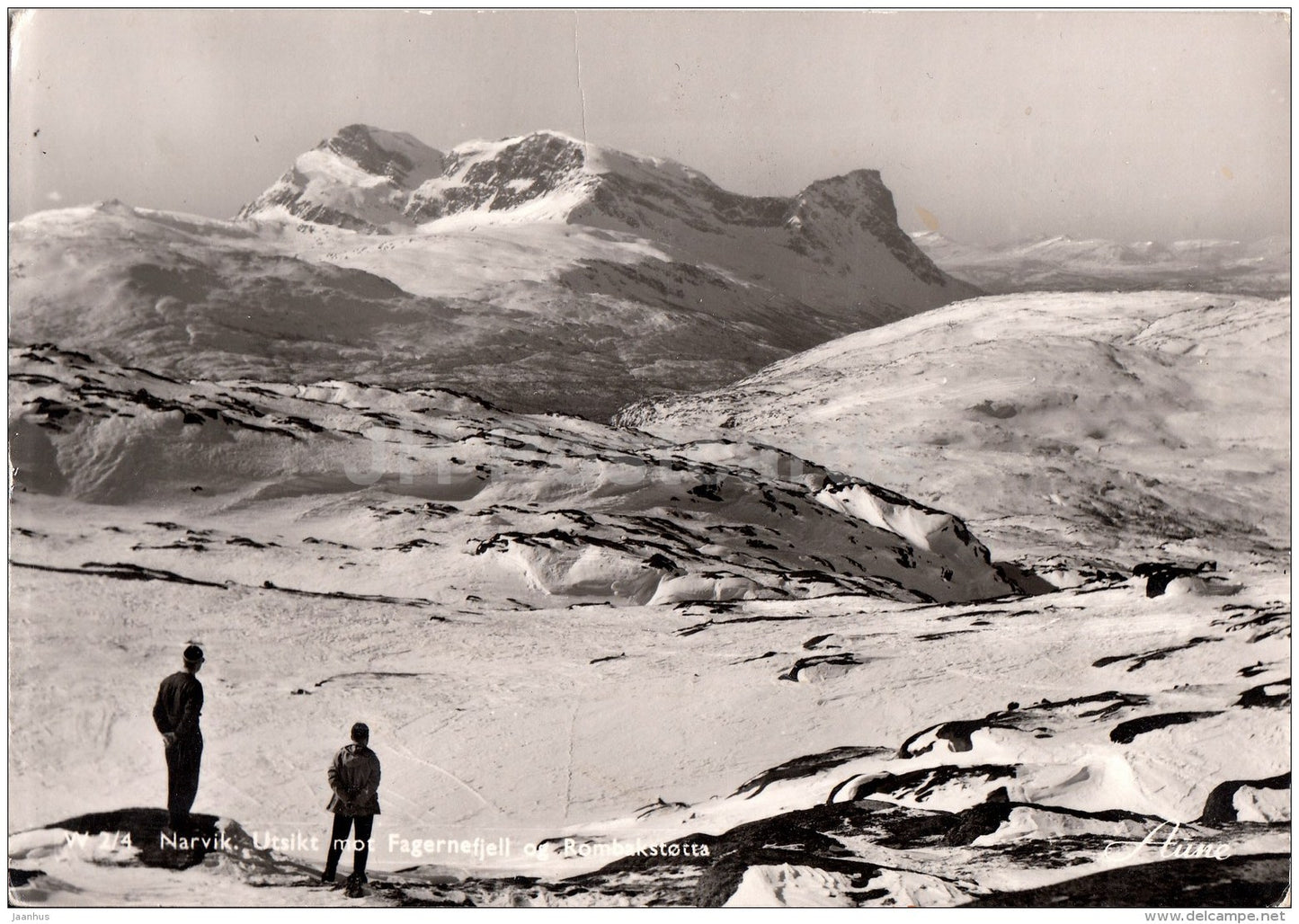 Norge - Narvik - Utsikt mot Fagernefjell og Rombakstotta - Norway - unused - JH Postcards