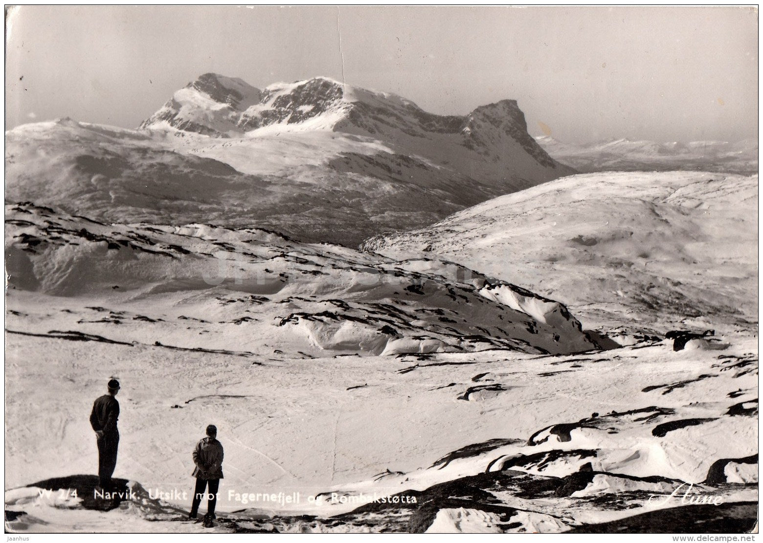 Norge - Narvik - Utsikt mot Fagernefjell og Rombakstotta - Norway - unused - JH Postcards