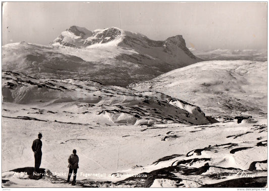 Norge - Narvik - Utsikt mot Fagernefjell og Rombakstotta - Norway - unused - JH Postcards