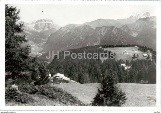 Dolomiti del Catinaccio - Rifugio Ciampedie - Vigo di Fassa - Sass Pordoi - Marmolada - old postcard - Italy - unused - JH Postcards