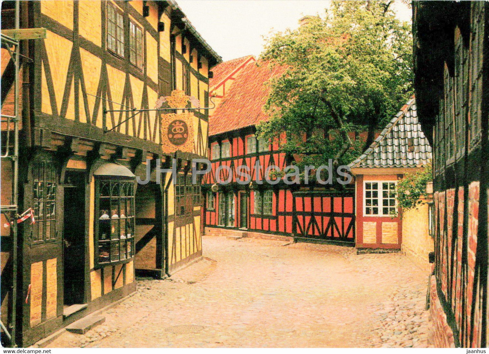Old Town in Aarhus - Denmark - unused - JH Postcards