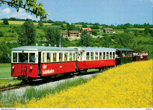 Schmalspur Triebwagen VT 303 - train - railway - locomotive - Germany - unused - JH Postcards