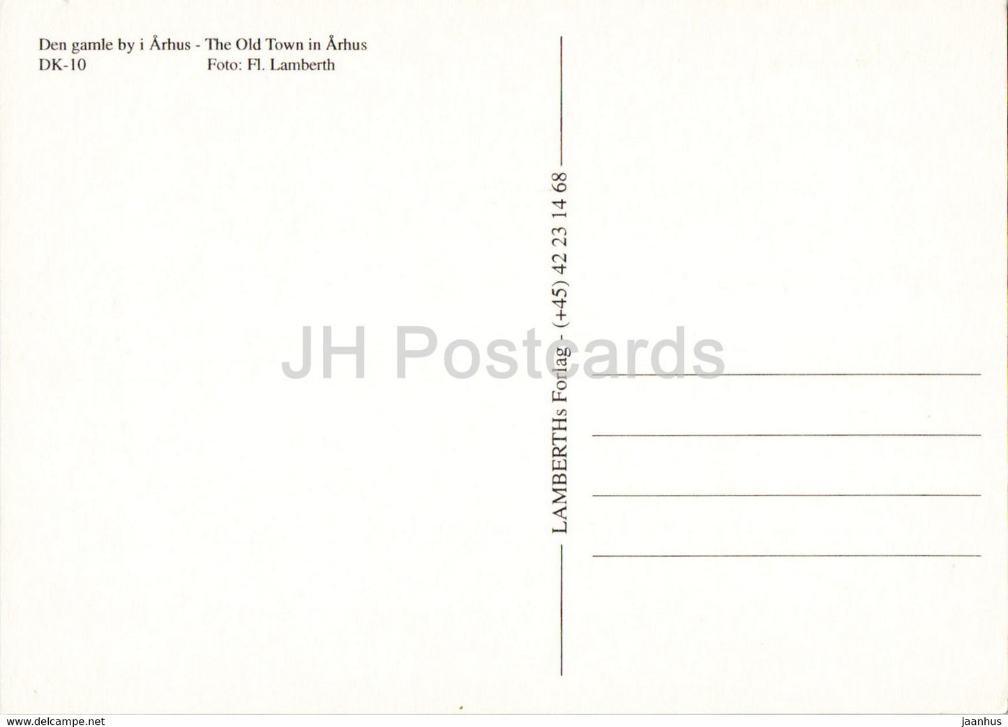 Old Town in Aarhus - Denmark - unused