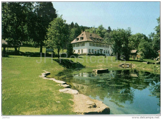 Gut Lauterbad - hotel - restaurant - cafe - Germany - 1988 gelaufen - JH Postcards