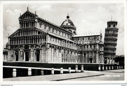 Pisa - Duomo - 54 - old postcard - 1938 - Italy - used - JH Postcards