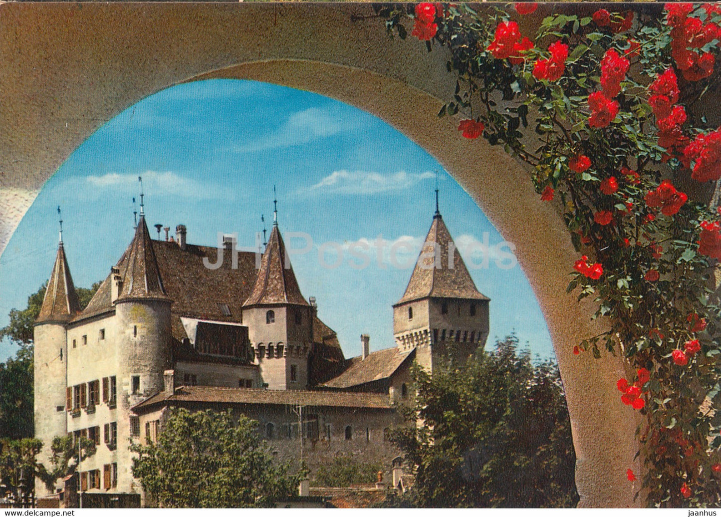 Nyon - Le Chateau - castle - 1975 - Switzerland - used - JH Postcards