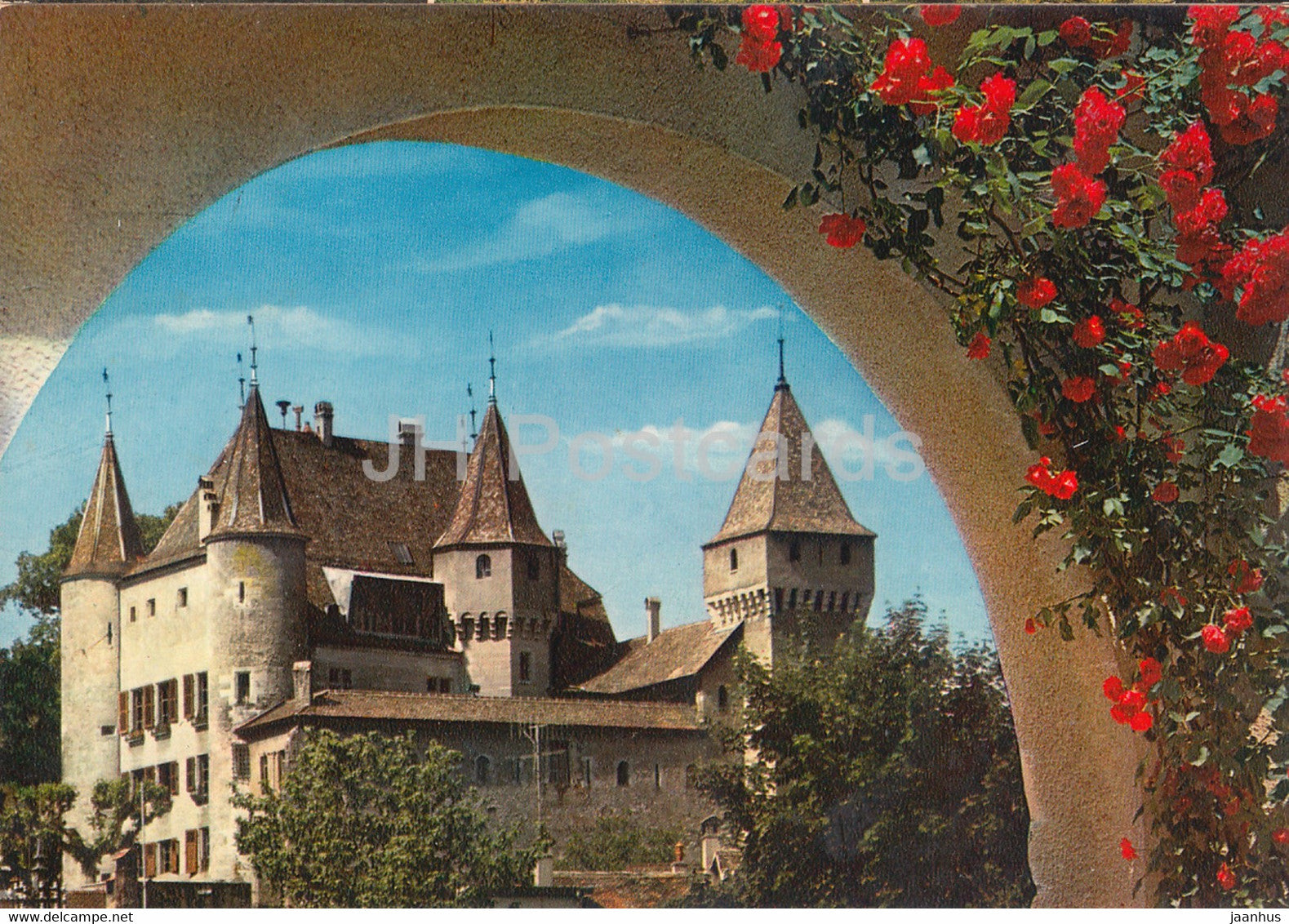 Nyon - Le Chateau - castle - 1975 - Switzerland - used - JH Postcards