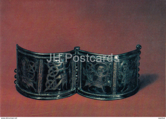 Bracelet - Vladimir - Russian Silver Craft - art - 1986 - Russia USSR - used - JH Postcards