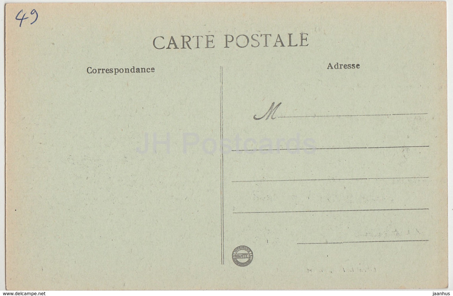 Saumur - Le Chateau - Cotes est et Nord Est restaures - castle - 33 - old postcard - France - unused