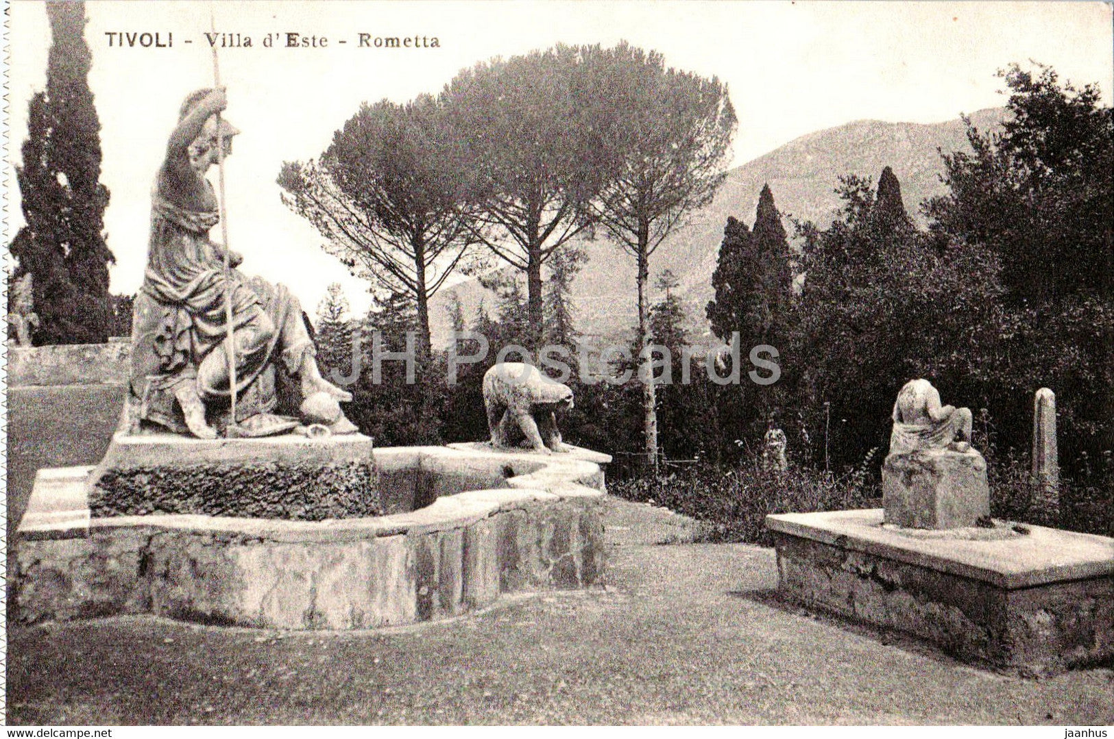 Tivoli - Villa d'Este - Rometta - 205 - old postcard - Italy - unused - JH Postcards