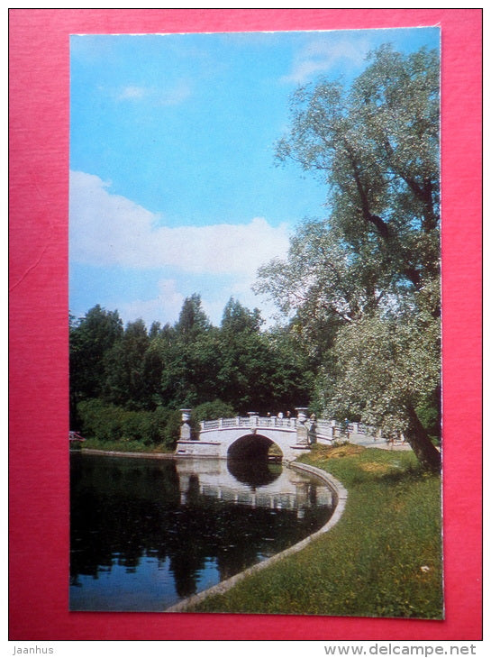 The Park . The Visconti Bridge - Pavlovsk - 1979 - Russia USSR - unused - JH Postcards