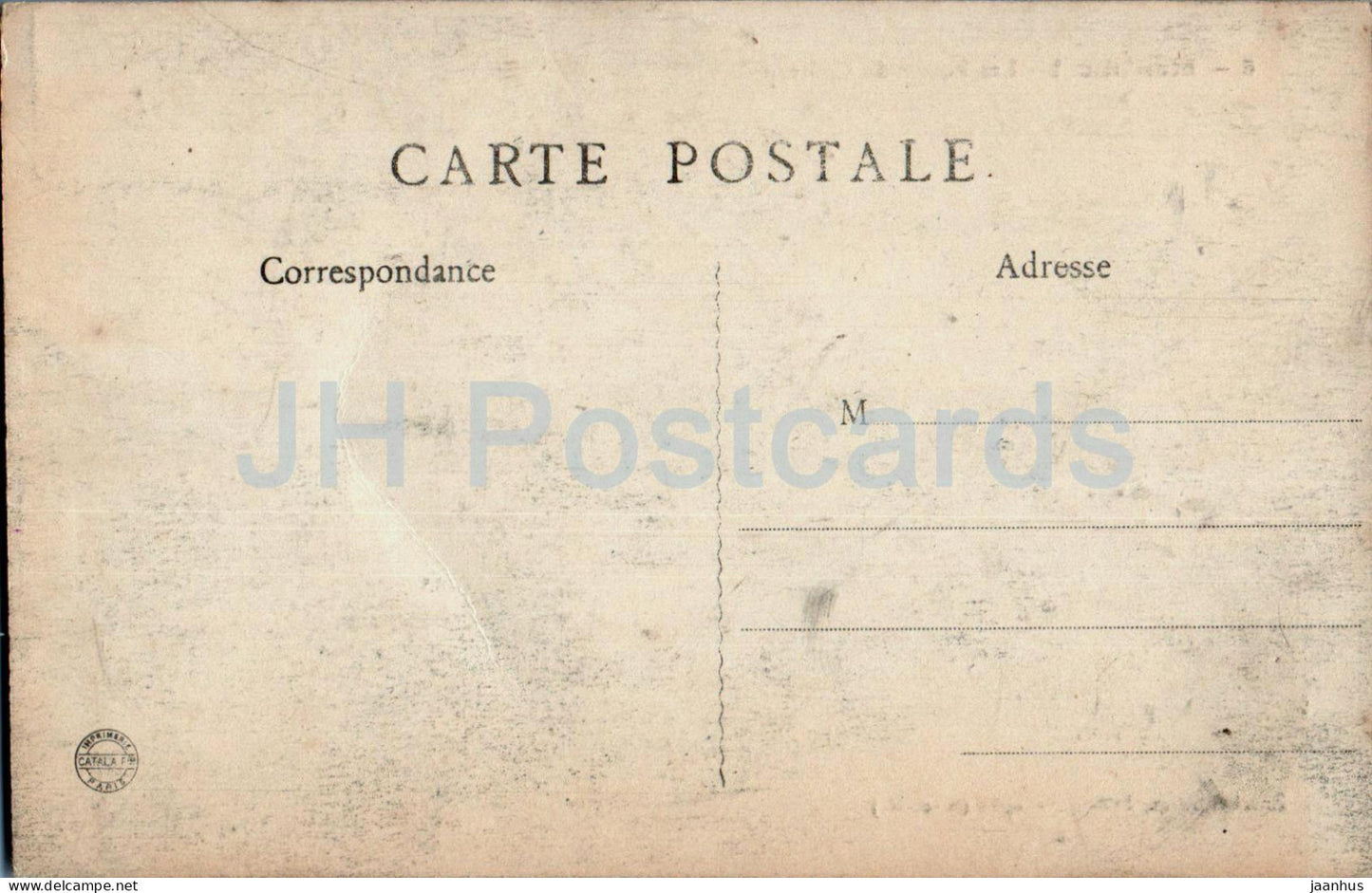 Montmort - Les Fosses du Chateau - castle - 8 - old postcard - France - unused
