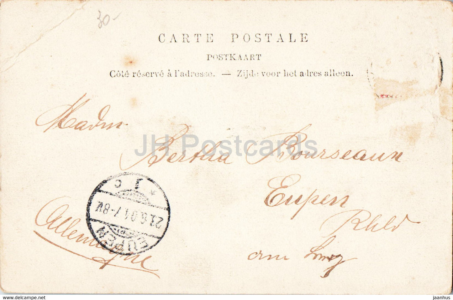 Bruxelles - Brussels - Place Royale - old postcard - 1904 - Belgium - used