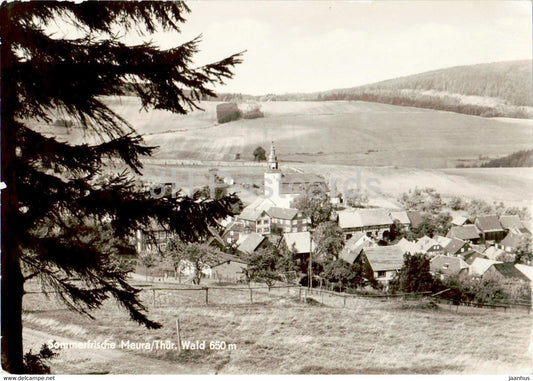 Sommerfrische Meura - Thur Wald 650 m - old postcard - 1977 - Germany DDR - used - JH Postcards