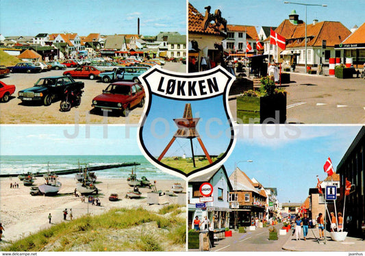Partier fra Lokken - car - 8439 - Denmark - unused - JH Postcards