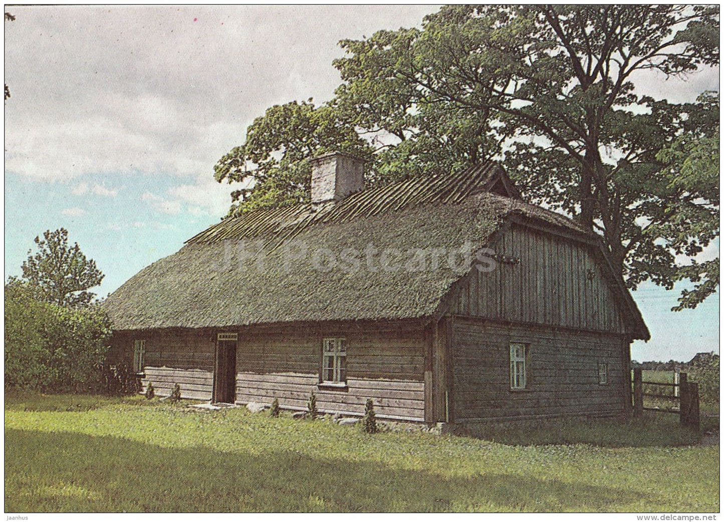 Estonian composer R. Tobias House Museum in Käina - Hiiumaa island - 1990 - Estonia USSR - unused - JH Postcards