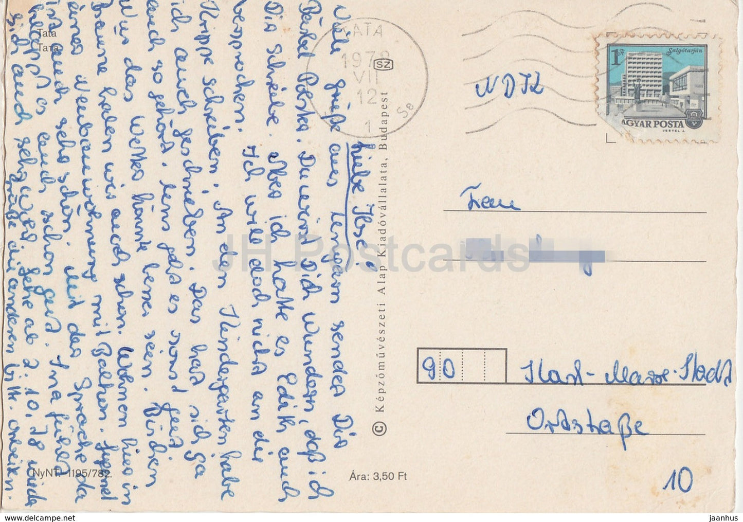 Tata - Straße - Schloss - Multiview - 1978 - Ungarn - gebraucht