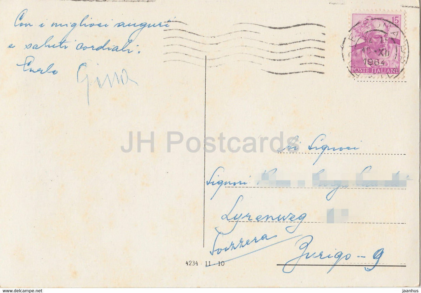 Roma - Rome - Piazza Esedra e Stazione Termini - bus - square - 1964 - Italy - used