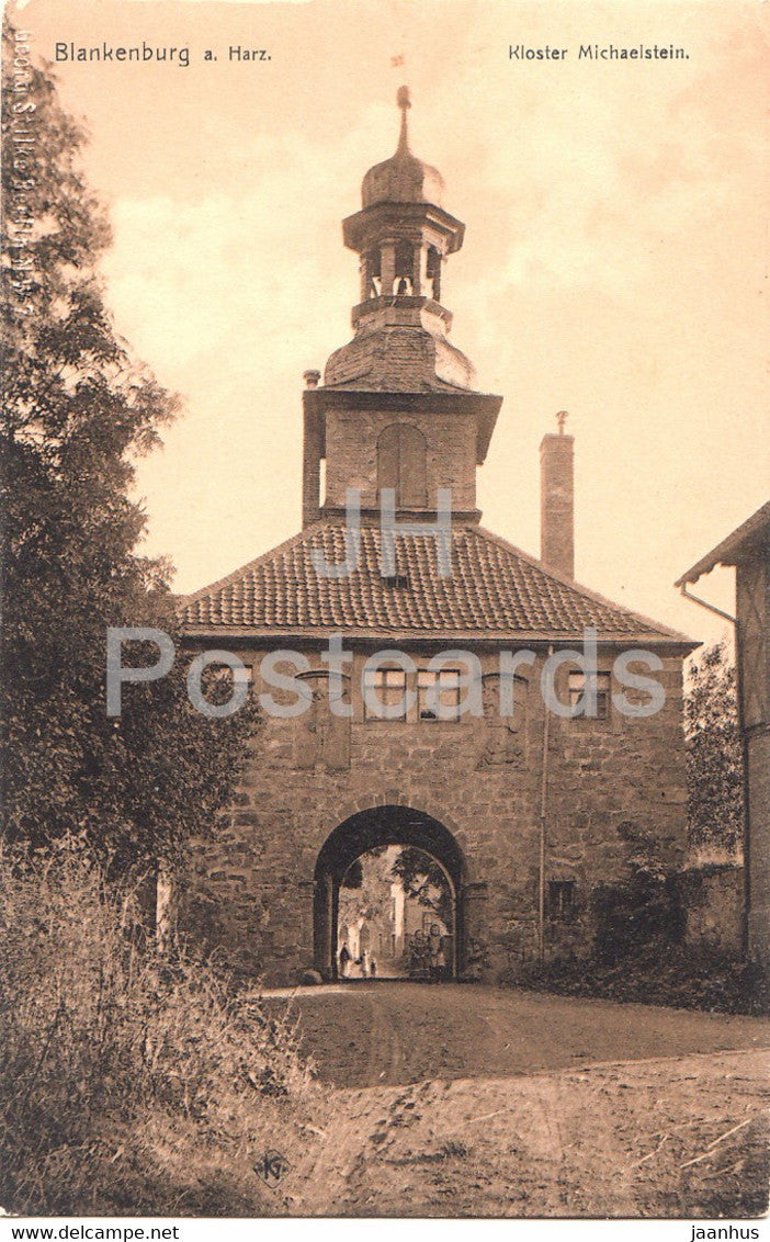 Blankenburg a Harz - Kloster Michaelstein - 1 - old postcard - Germany - unused - JH Postcards