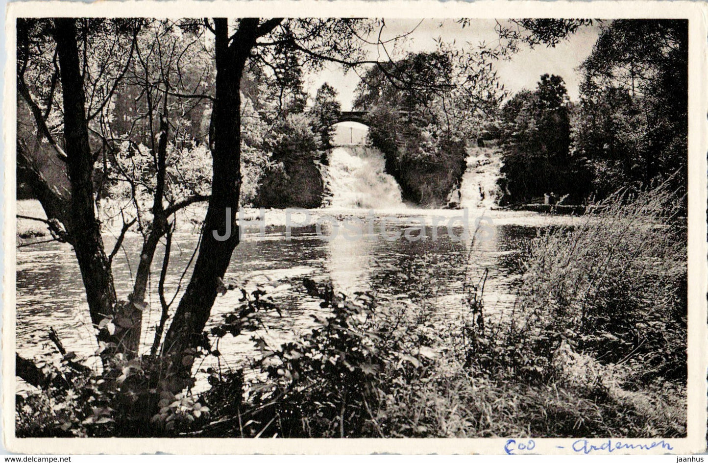 Coo - La Cascade - old postcard - Belgium - used - JH Postcards