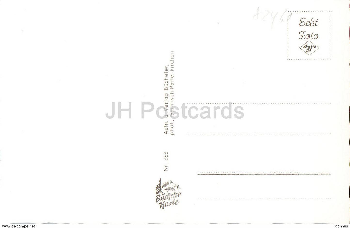 Schloss Linderhof - castle - old postcard - Germany - unused