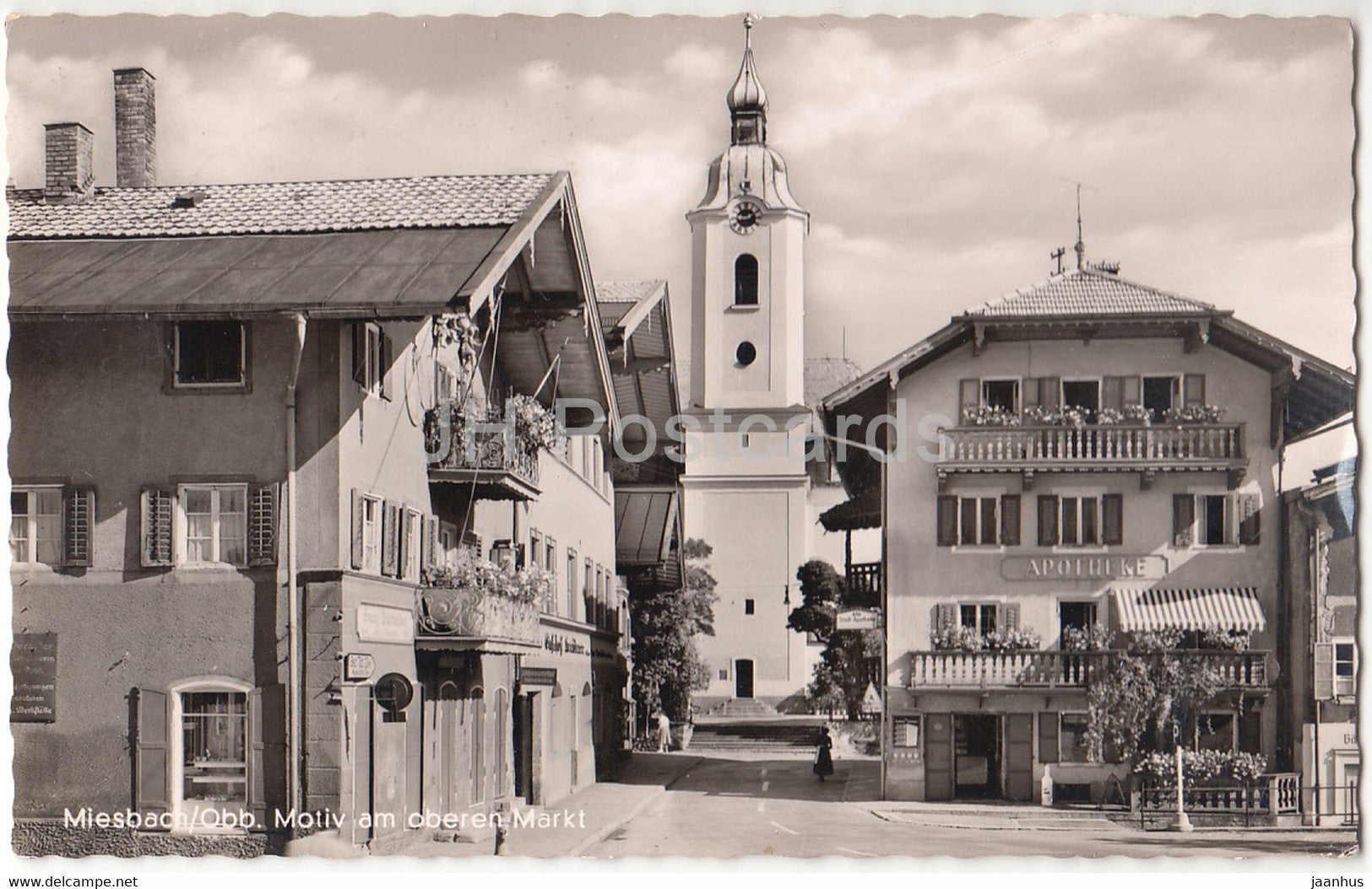 Miesbach - Motiv am oberen Markt - 1961 - Germany - used - JH Postcards