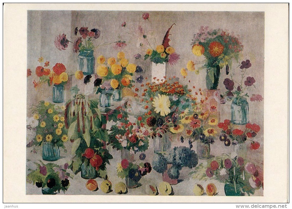 painting by M. Saryan - To Armenian-fighters the participant of WWII - Armenian art - 1985 - Russia USSR - unused - JH Postcards