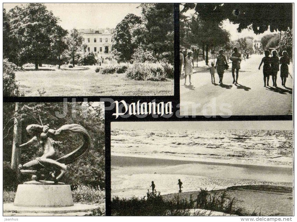 The Amber Museum , Basanavicius street , Egle sculpture - The Baltic Sea - Palanga - 1967 - Lithuania USSR - unused - JH Postcards