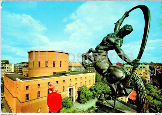 Stockholm - Stadsbiblioteket - library - 113 - 1970 - Sweden - used - JH Postcards