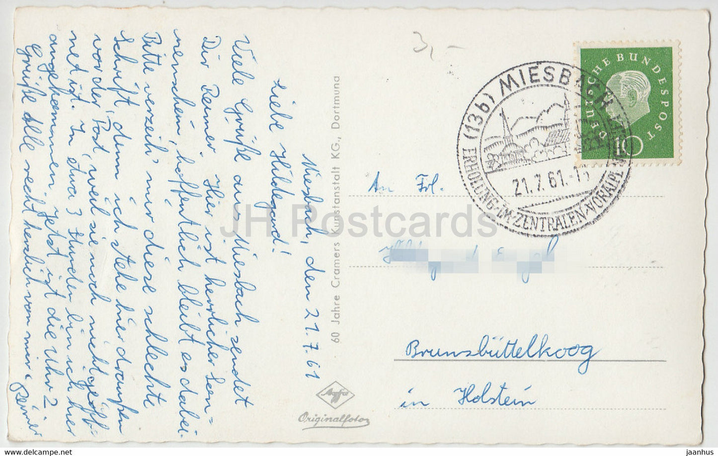 Miesbach - Motiv am oberen Markt - 1961 - Germany - used