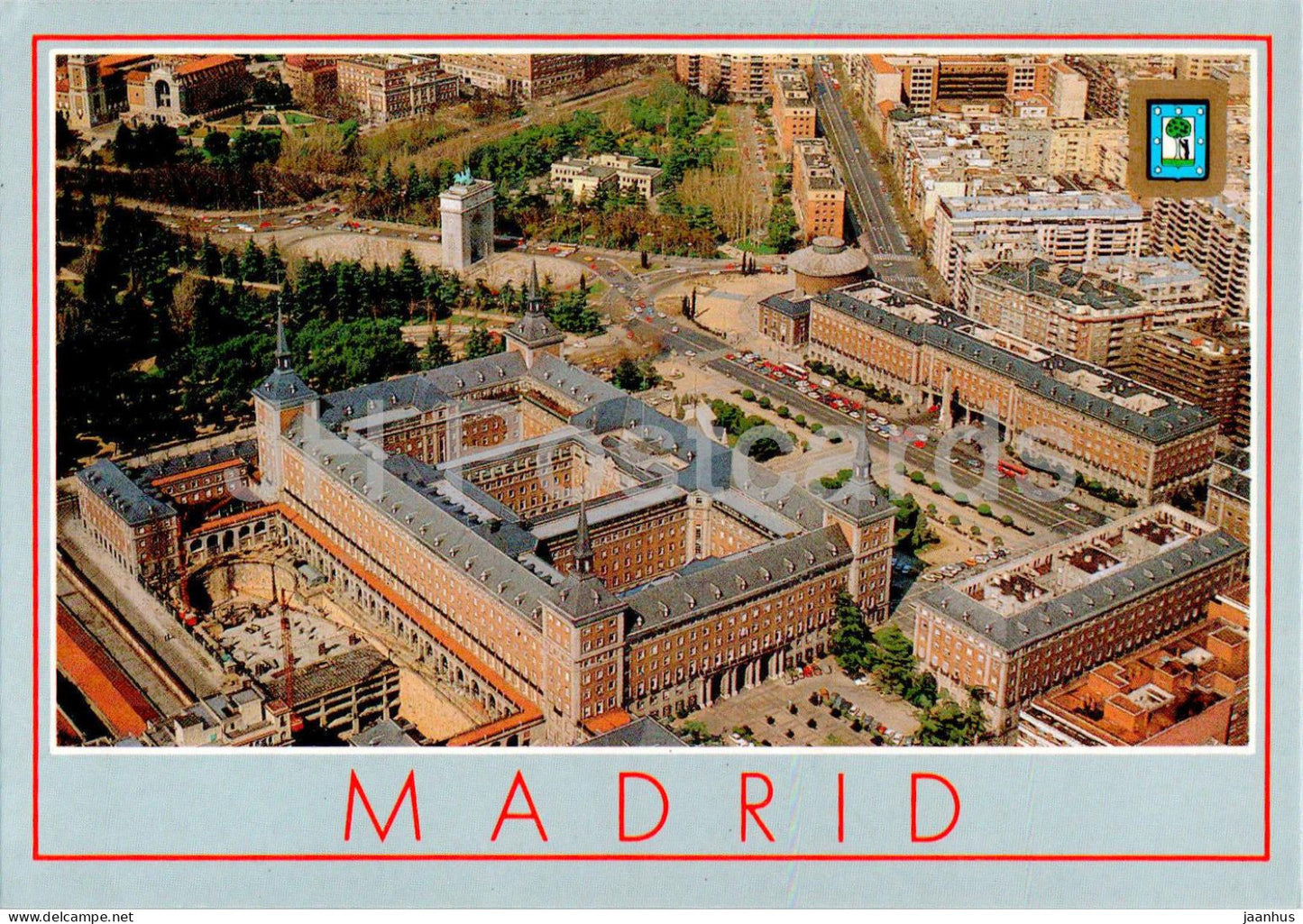 Madrid - Ministerio del Aire y Arco de la Victoria - Air Office and Victory Arch - 63 - Spain - unused - JH Postcards
