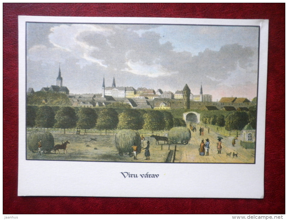 Viru Gate - Tallinn - REPRODUCTION! - 1969 - Estonia USSR - unused - JH Postcards