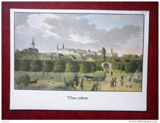 Viru Gate - Tallinn - REPRODUCTION! - 1969 - Estonia USSR - unused - JH Postcards