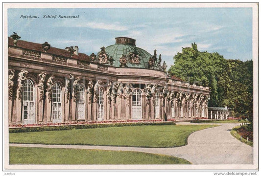 Schloss Sanssouci - palace - 2288 - 67 - Potsdam - Germany - DDR - unused - JH Postcards