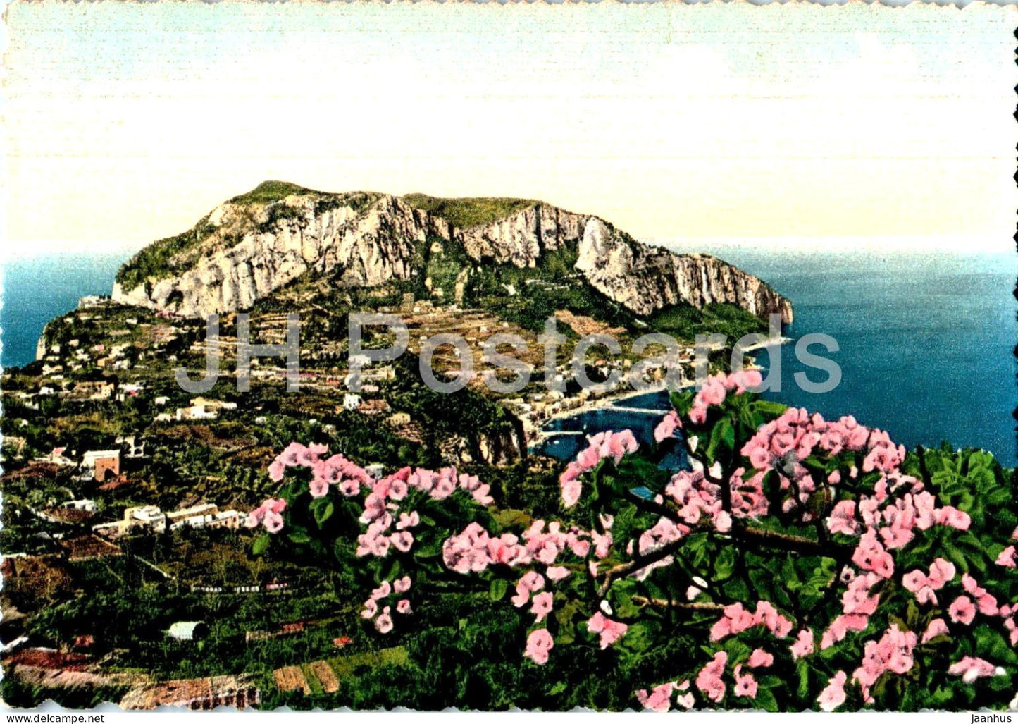 Capri - Panorama da Tiberio e Marina Grande - Panorama from Tiberio and the Large Port - C 7 - Italy - unused - JH Postcards