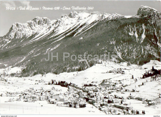 Val di Fassa - Moena - Cima Vallaccia - 1975 - Italy - used - JH Postcards