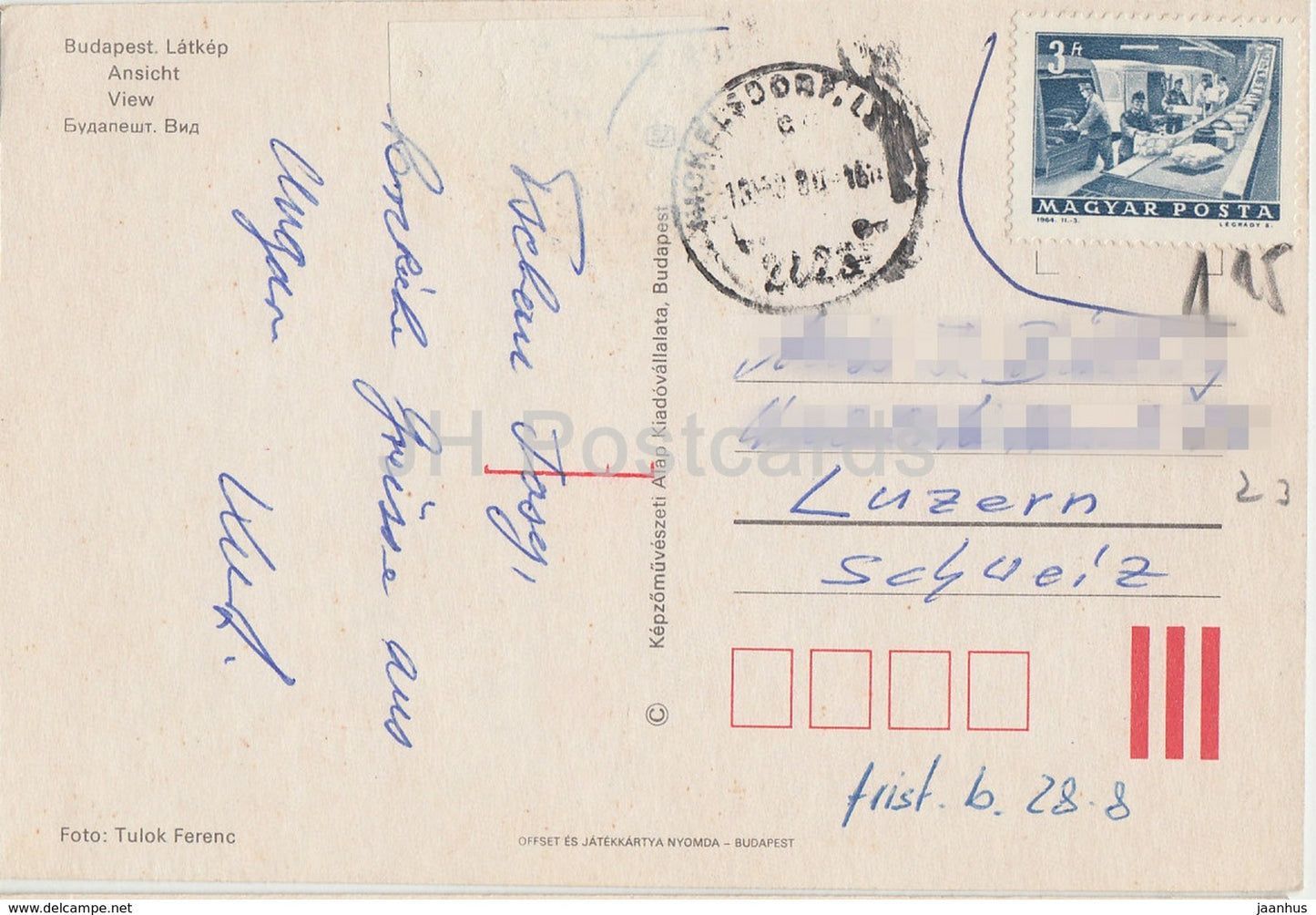 Budapest - vue - Hongrie - occasion