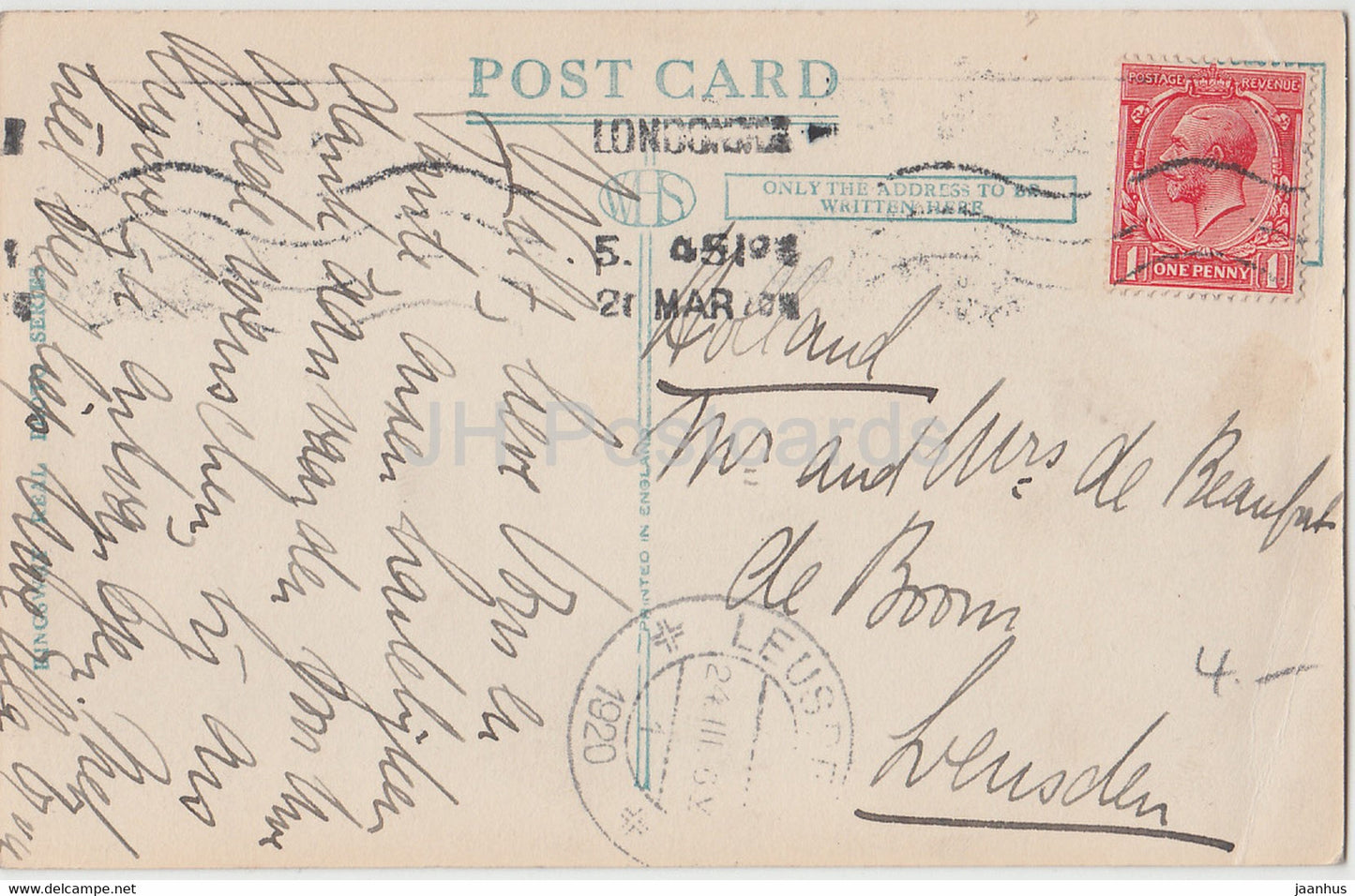 London - Horse Guards - Whitehall - 11809 - old postcard - 1920 - England - United Kingdom - used