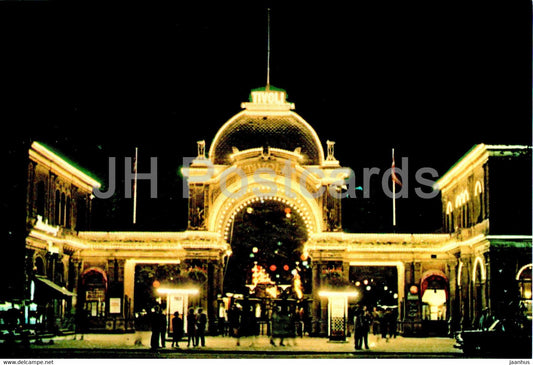 Copenhagen - Kopenhagen - Tivoli Hovedindgang - The Main Entrance - Denmark - unused - JH Postcards