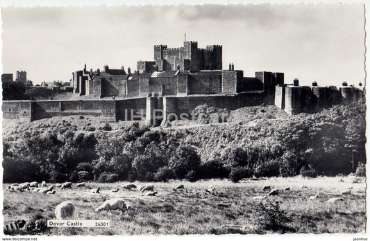 Dover Castle - 26301 - 1961 - United Kingdom - England - used - JH Postcards