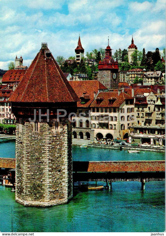 Luzern - Lucerne - Wasserturm - Museggturme - water tower - 6000-254 - Switzerland - unused - JH Postcards