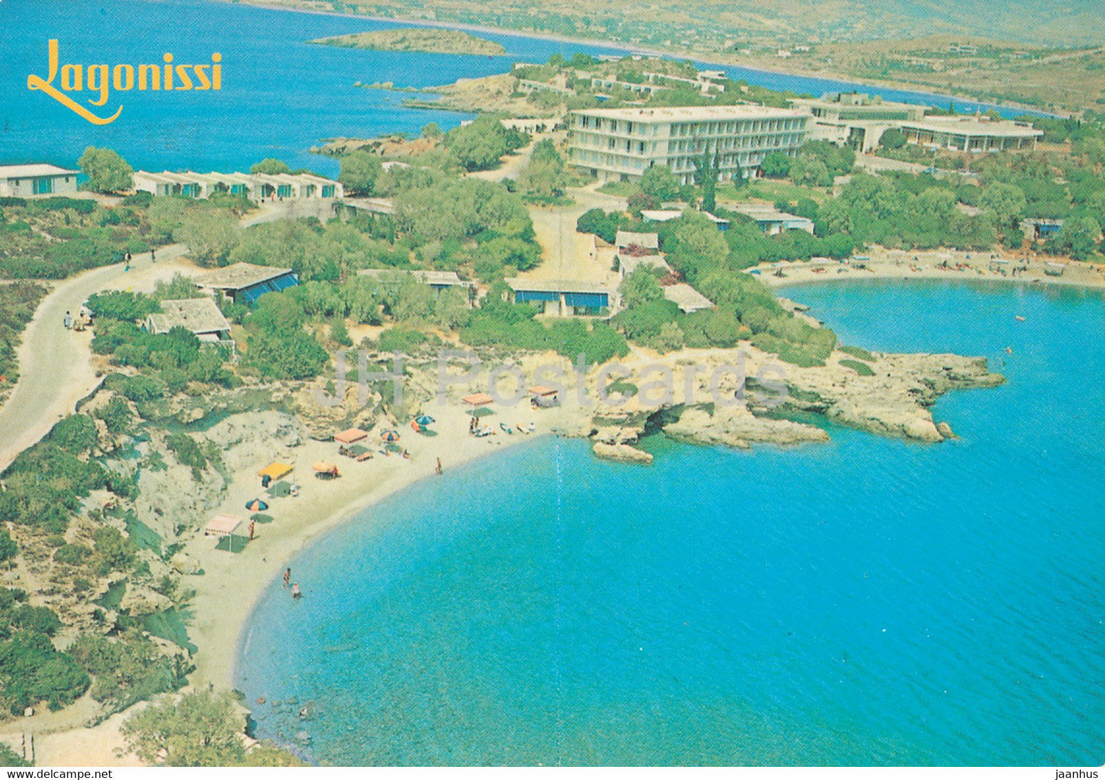 Lagonissi - 975 - 1992 - Greece - used - JH Postcards