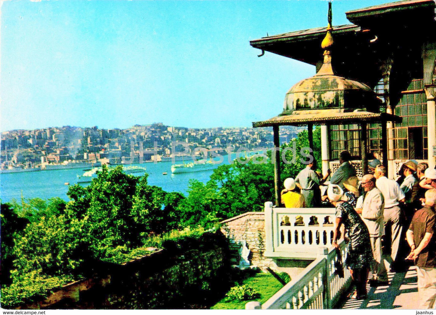 Istanbul - Bagdat Pavillion with Bosphorus - 73 - Bella - Turkey - unused - JH Postcards