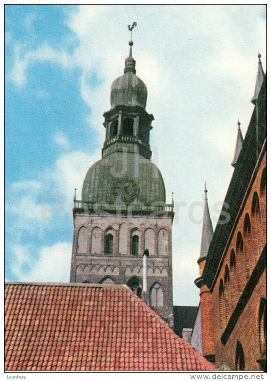 The Dom - Riga - 1963 - Latvia USSR - unused - JH Postcards
