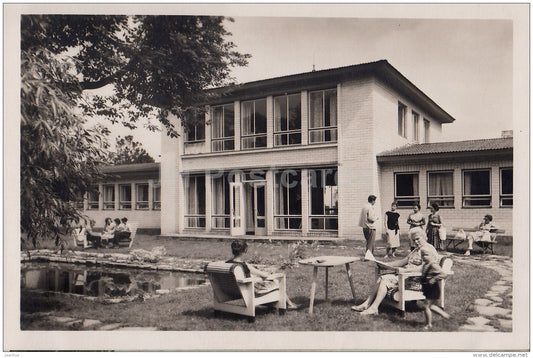 Summer Hotel Kajak (Seagull) - Pärnu - 1962 - Estonia USSR - unused - JH Postcards