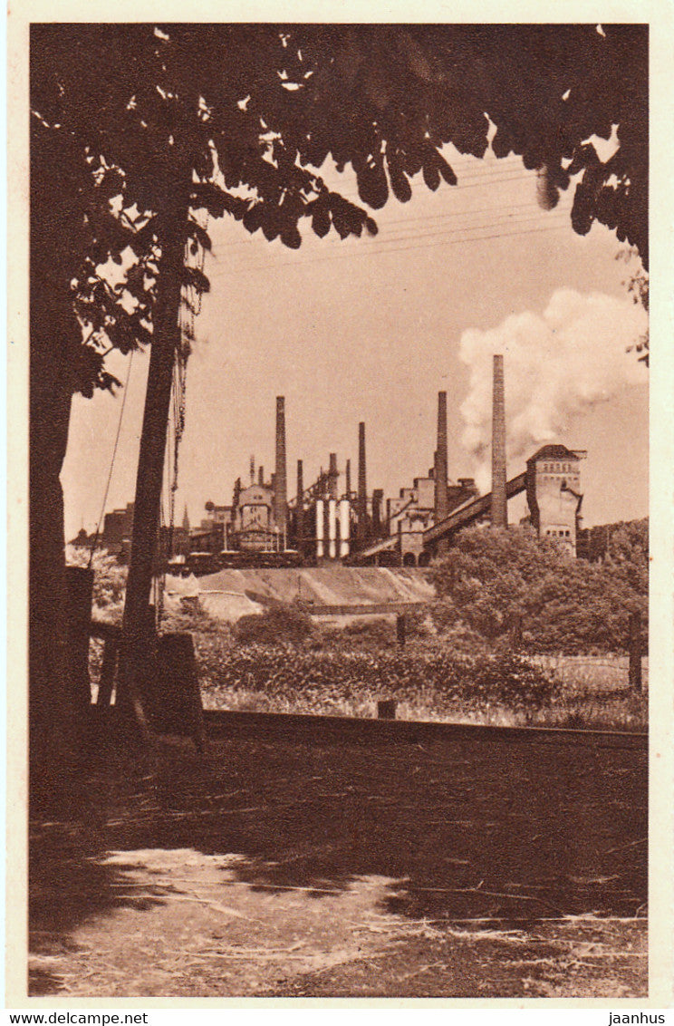 Dortmund - Stahlwerke Phonix - Das Schone Deutschland - old postcard - 1934 - Germany - unused - JH Postcards
