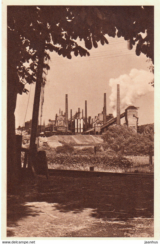 Dortmund - Stahlwerke Phonix - Das Schone Deutschland - old postcard - 1934 - Germany - unused - JH Postcards